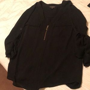 Express Black Blouse